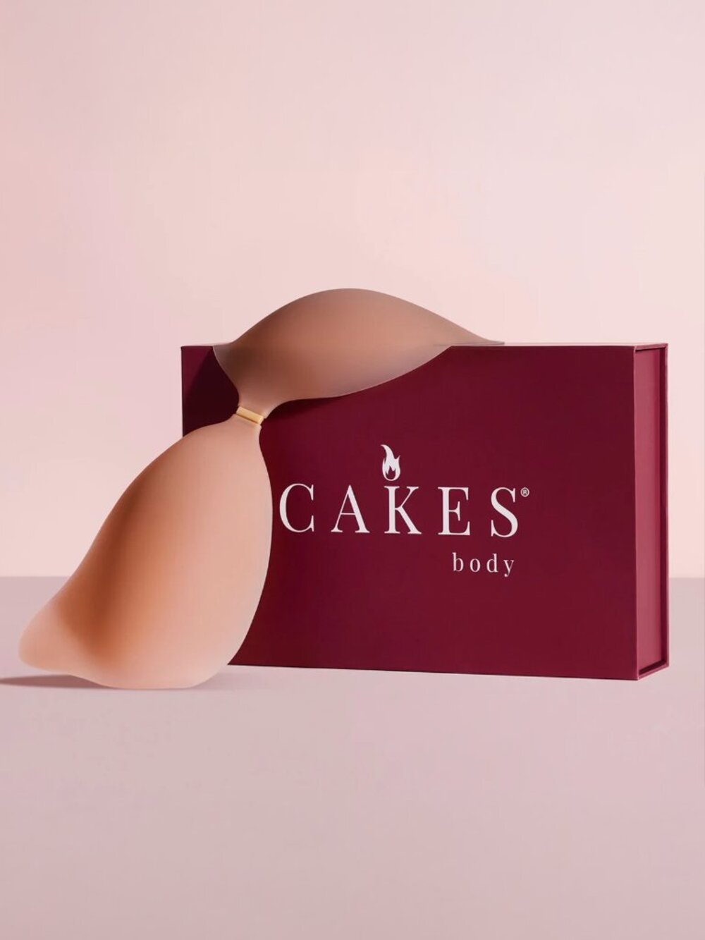 CAKES BODY Cleavage Reusable Stick-On Push-Up Bra - Size XXL